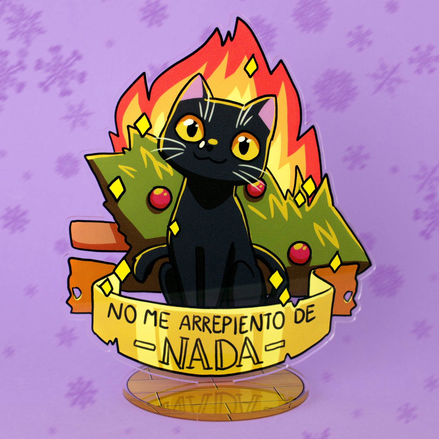 Standee "No me arrepiento de nada"