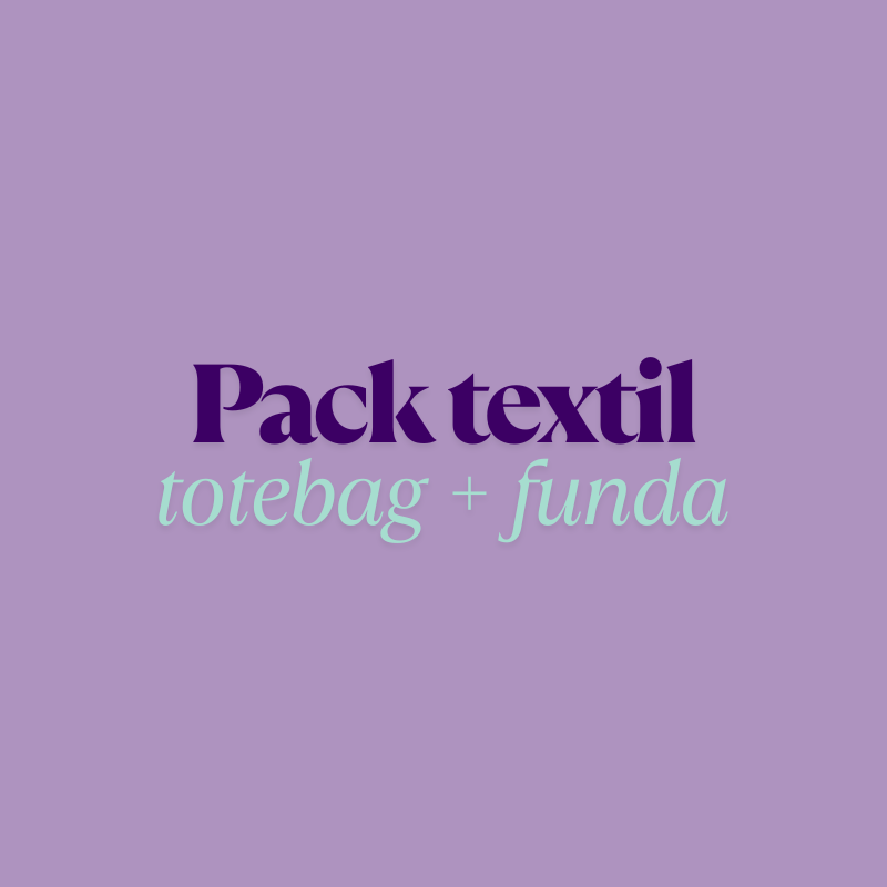 Pack totebag + funda libro/ebook (diseños a elegir)