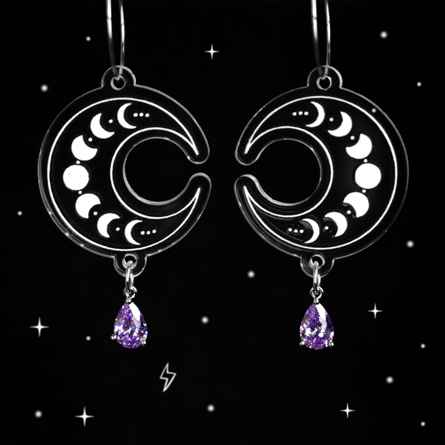 Pendientes - Moon