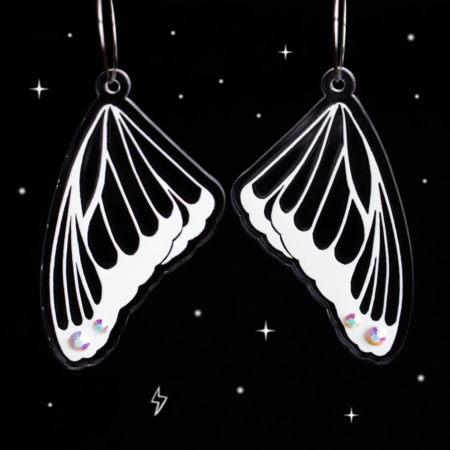 Pendientes - Alas o Alas con perlas