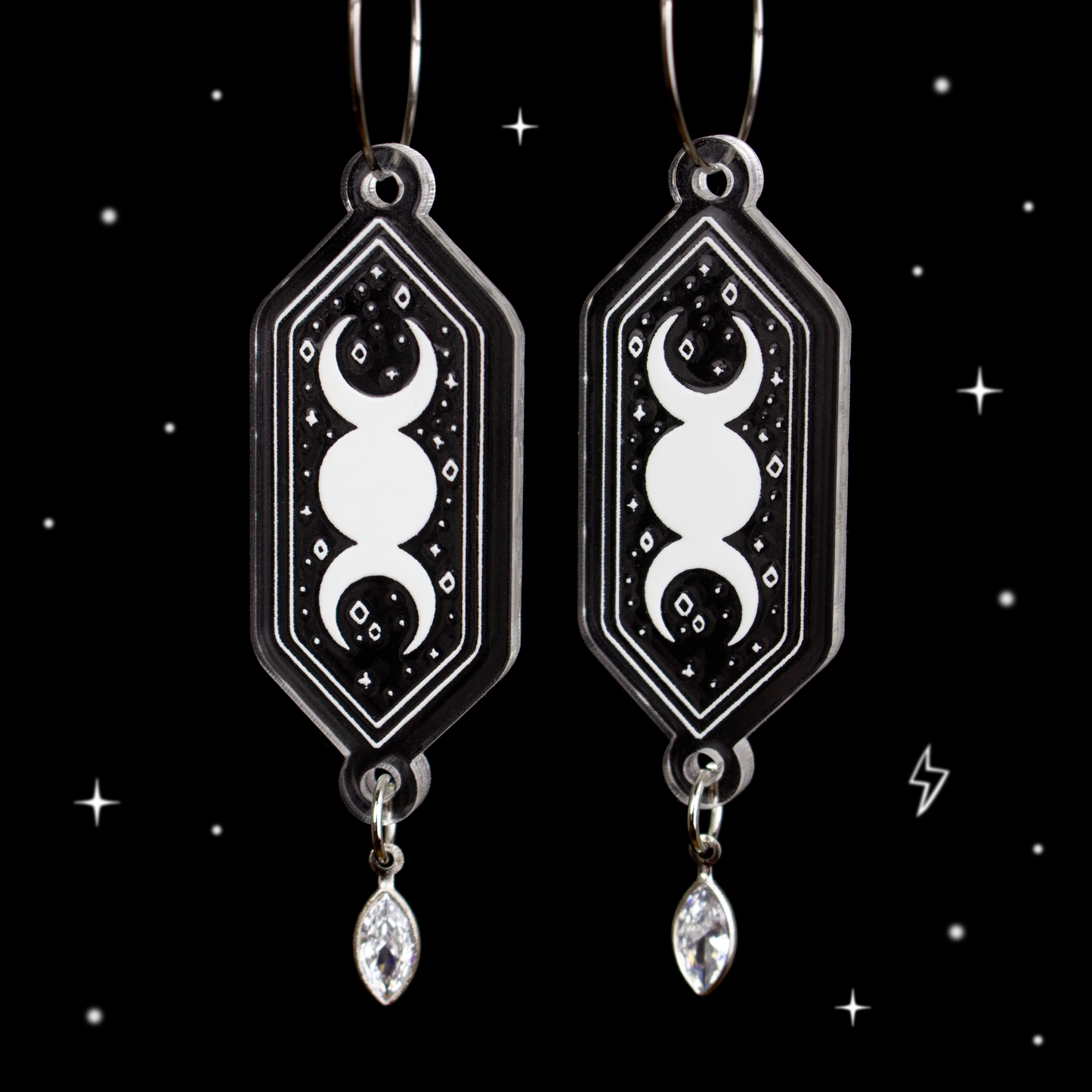 Pendientes - Triple diosa