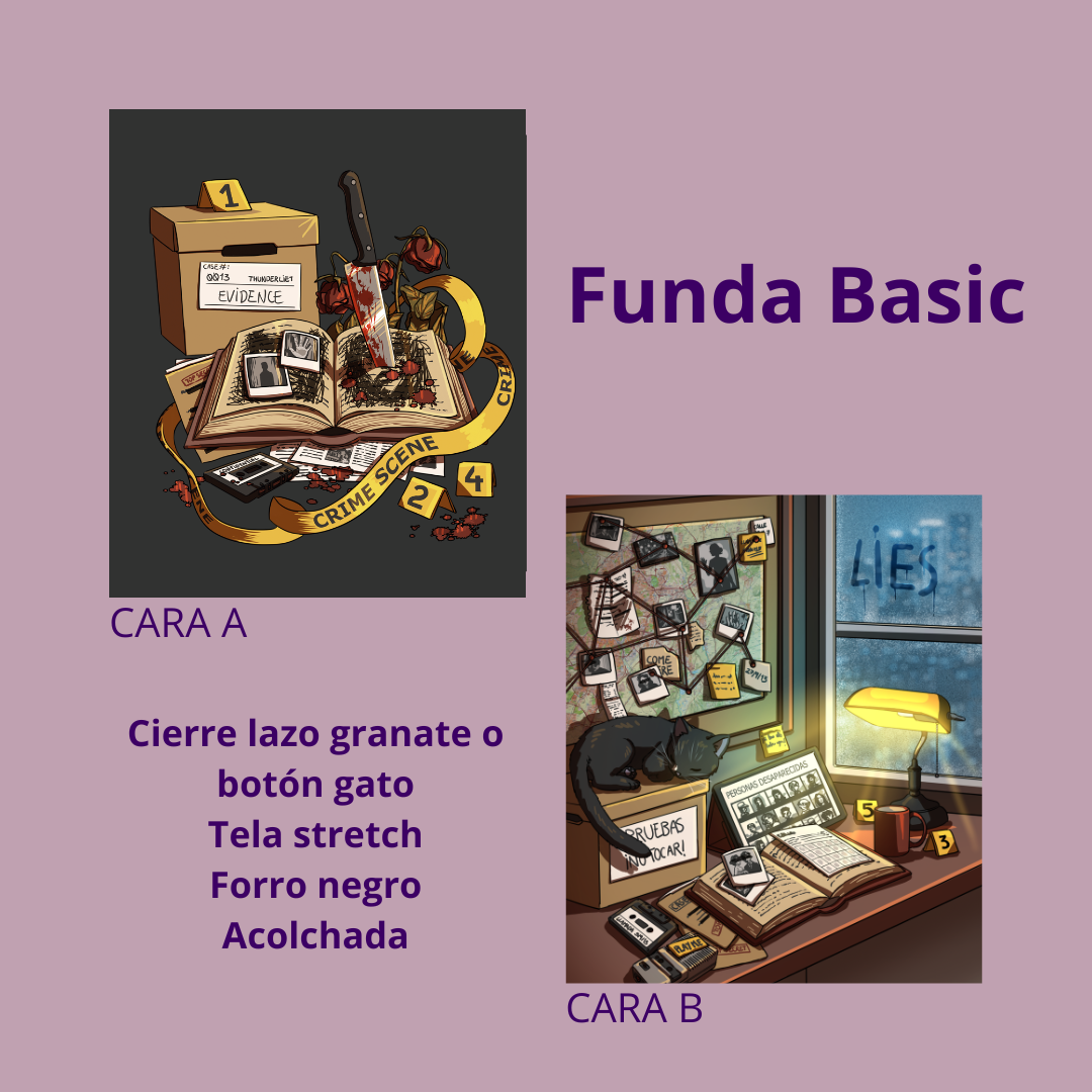 FUNDA BASIC LIBRO/EBOOK - Thriller (PREVENTA)