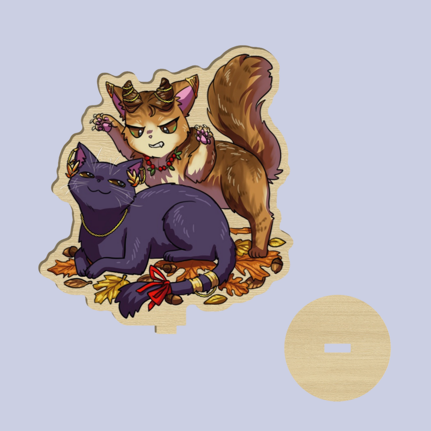 Standee - Personajes literarios x gatos (PREVENTA)