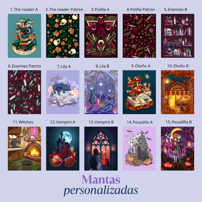 Mantas - Diseño y tamaño a elegir (leed descripción) PREVENTA