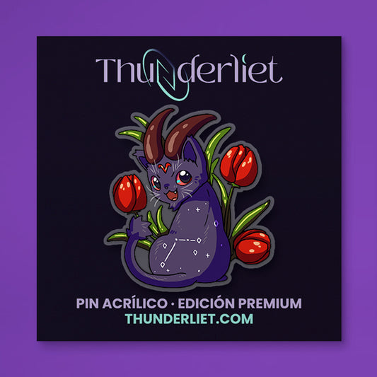 Pines acrílicos - Gatos del zodiaco