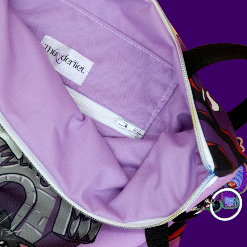 TOTEBAG ALL OVER CON CREMALLERAS - Diferentes diseños (PREVENTA)