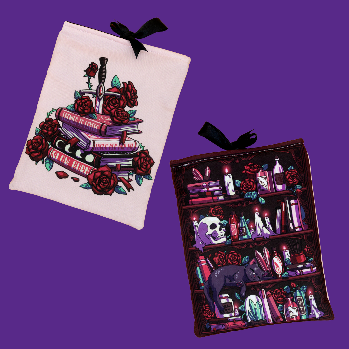Pack totebag + funda libro/ebook (diseños a elegir)