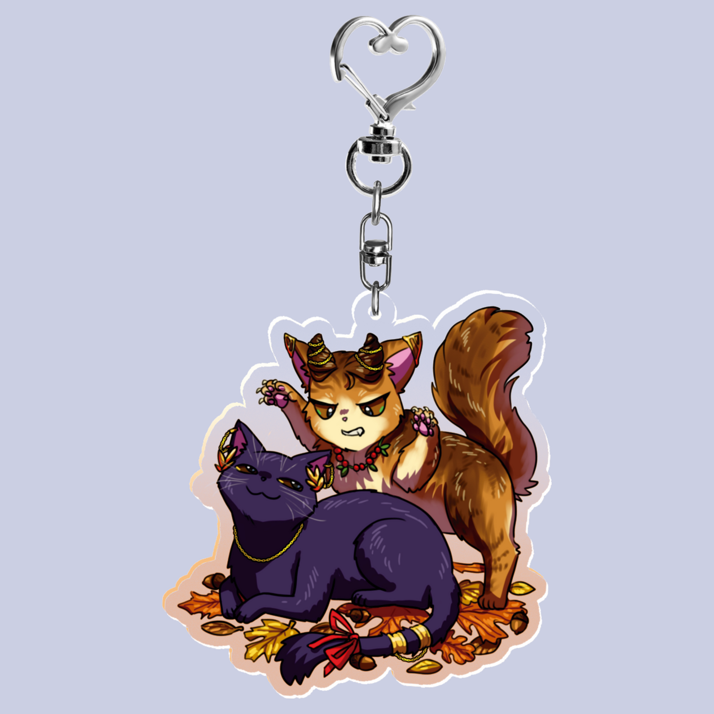 Llavero - Personajes literarios x gatos (PREVENTA)