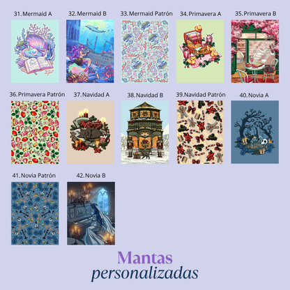 Mantas - Diseño y tamaño a elegir (leed descripción) ÚLTIMA PREVENTA
