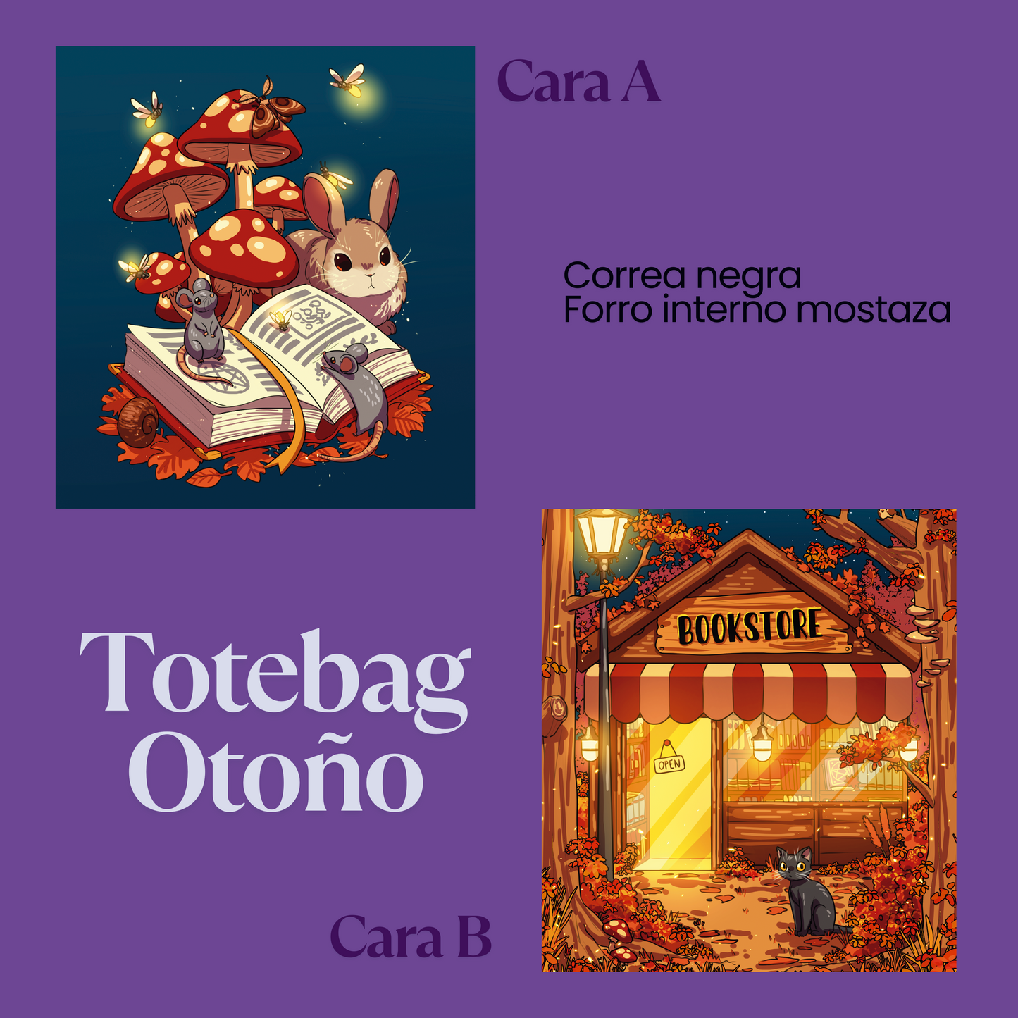 TOTEBAG ALL OVER CON CREMALLERAS - Diferentes diseños